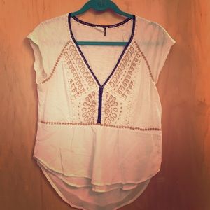 Anthropologie eyelet top